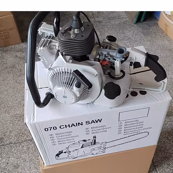 プロのガーデンツール 105cc MS070 ガソリンチェーンソー 36 インチのバーとチェーン付き